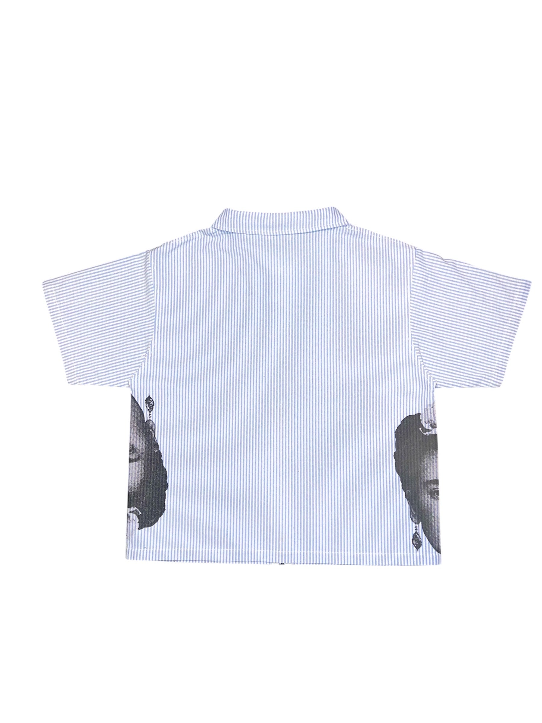 Frida kahlo sip-up crop shirt
