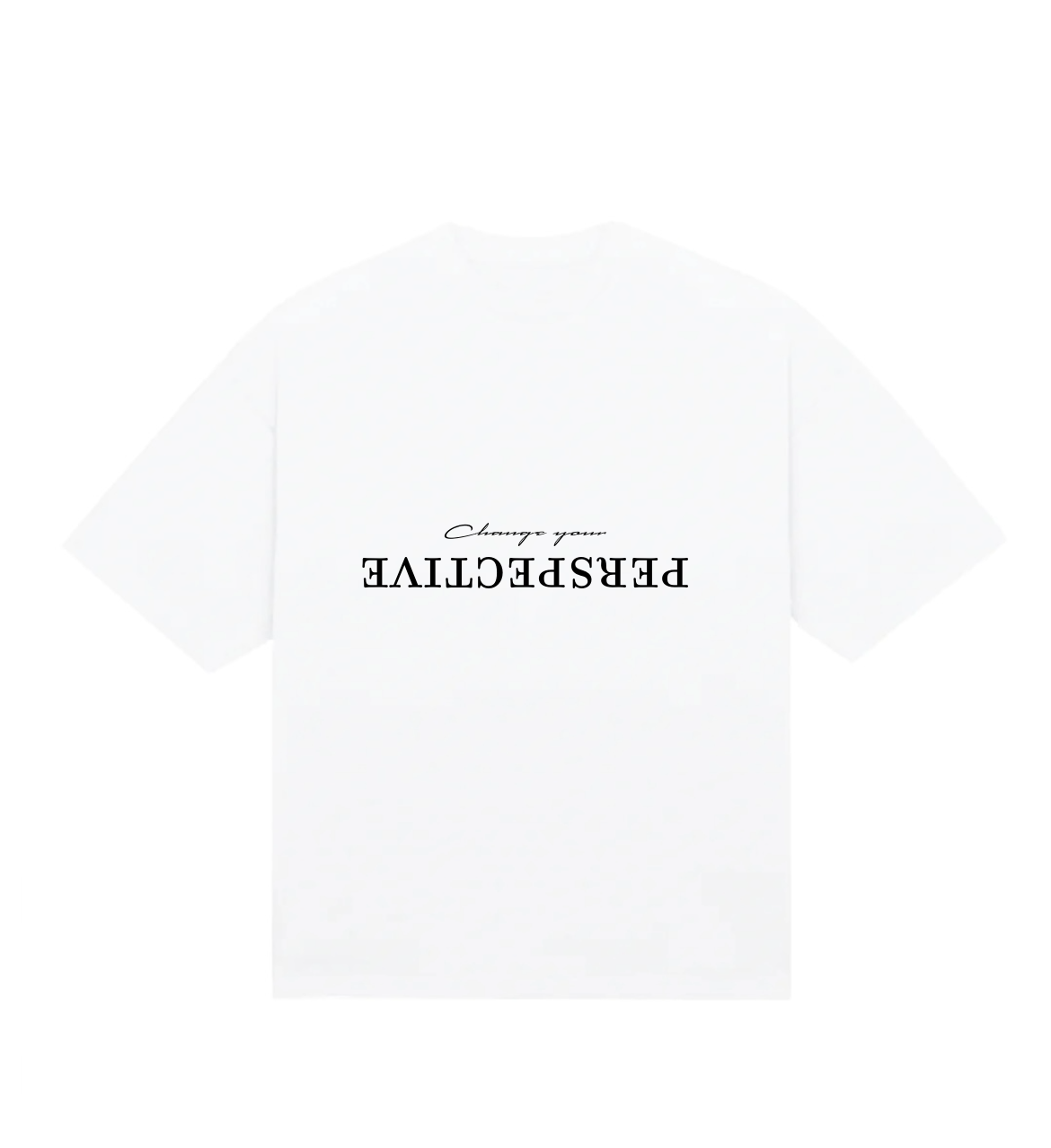 logo t-shirt white/black