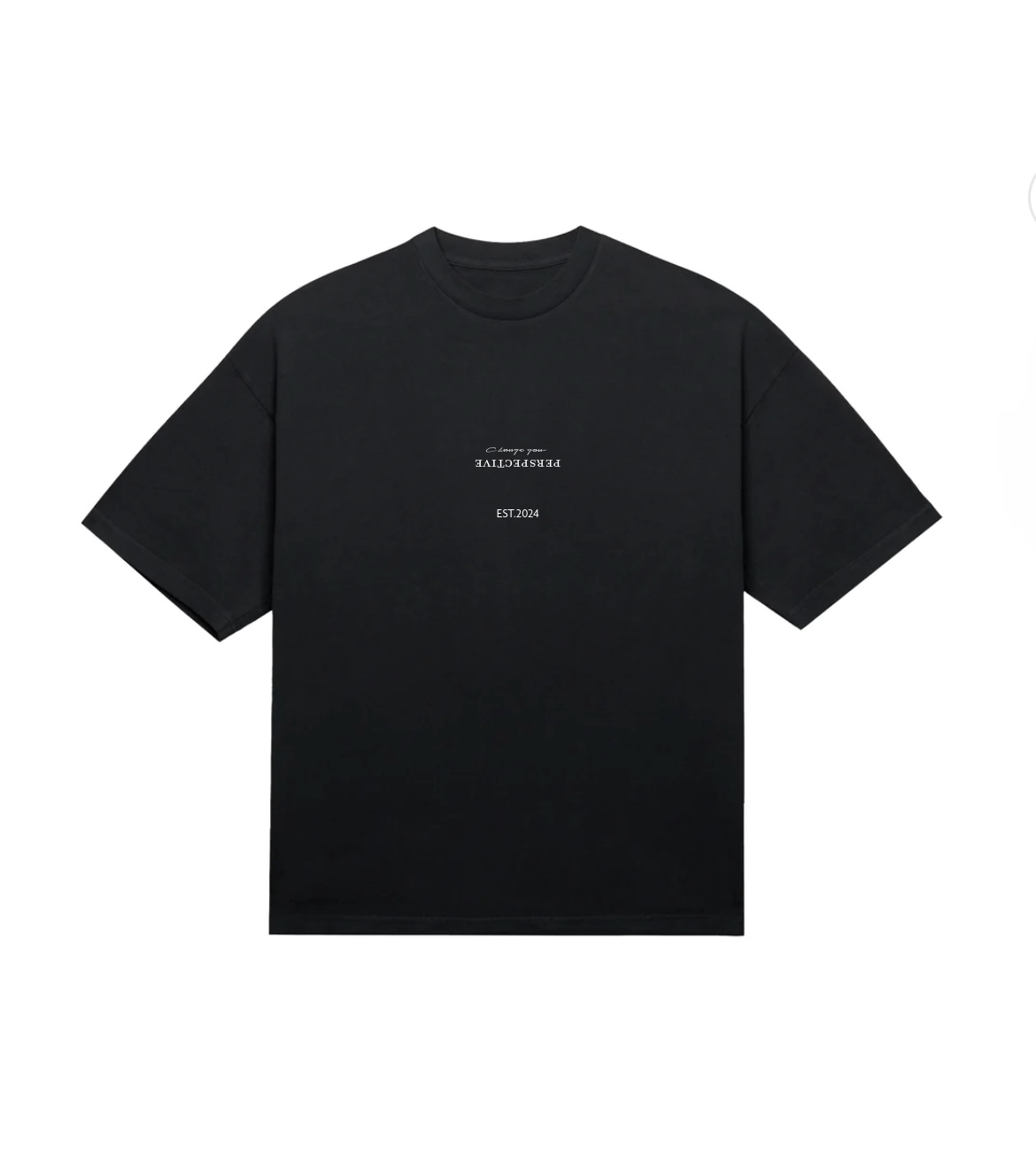 logo t-shirt Black/ white