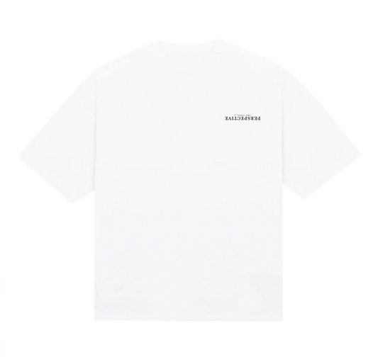 logo t-shirt white/black