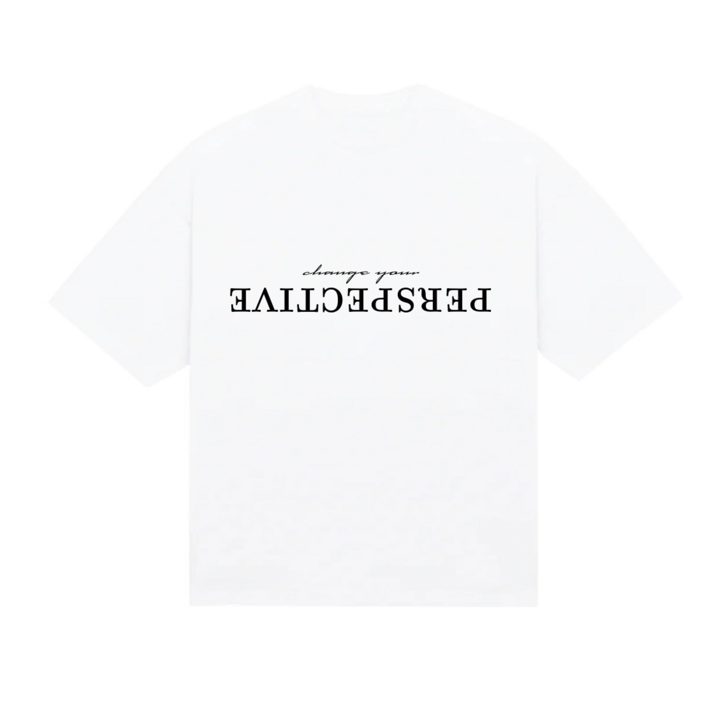 logo t-shirt white/black